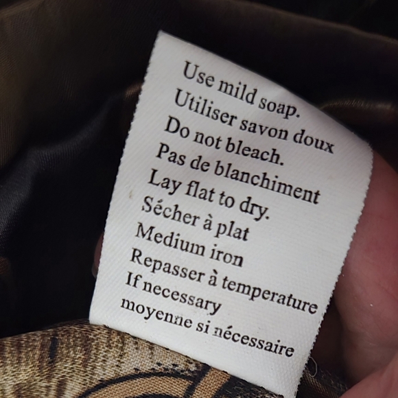 Lindi Metallic Brown Utility Military Safari Mobwife Transitional Jacket Size L - Picture 12 of 12